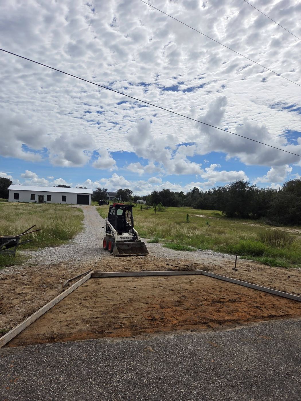 Site prep with forms set